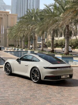 Rent Silver Porsche 911 Carrera 2024 in Dubai | Luxeridez