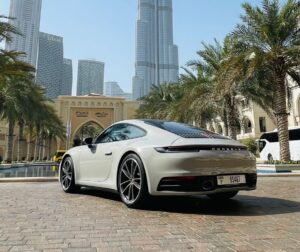 Rent Silver Porsche 911 Carrera 2024 in Dubai | Luxeridez