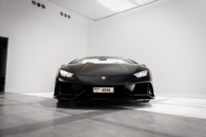 Lamborghini Huracán EVO Spyder 2024 Black rental in Dubai - Luxeridez