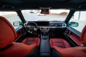 Black Bentley Flying Spur luxury sedan front view in Dubai