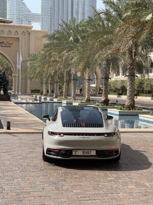 Rent Silver Porsche 911 Carrera 2024 in Dubai | Luxeridez