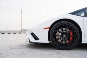 Lamborghini Huracán EVO Spyder 2024 White rental in Dubai - Luxeridez
