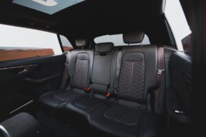 Audi RS Q8 2024 luxury car hire in Dubai with V8 twin-turbo engine